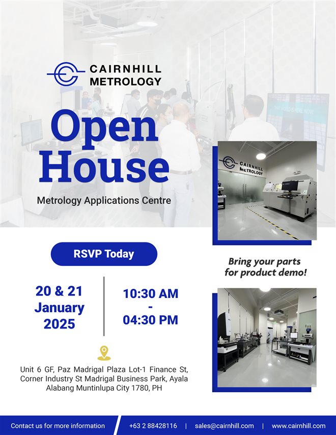 Cairnhill Metrology Open House